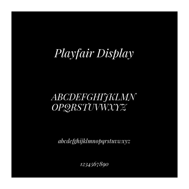 Playfair Display