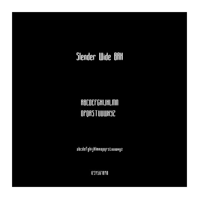 Slender Wide BRK