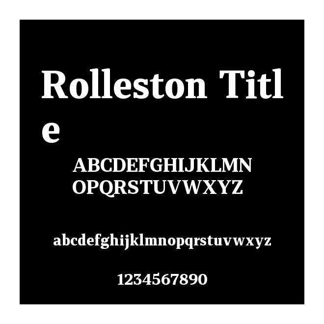 Rolleston Title