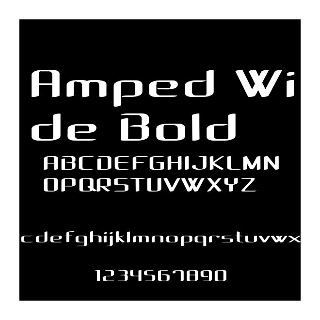Amped Wide Bold