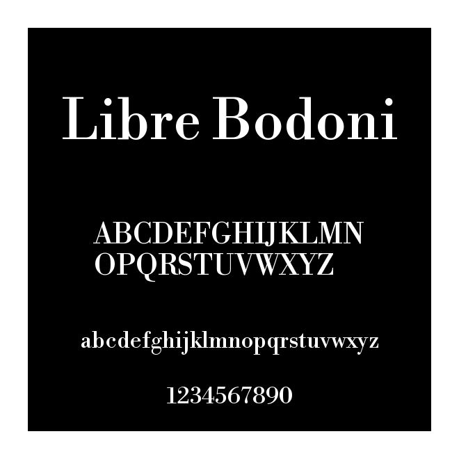 Libre Bodoni