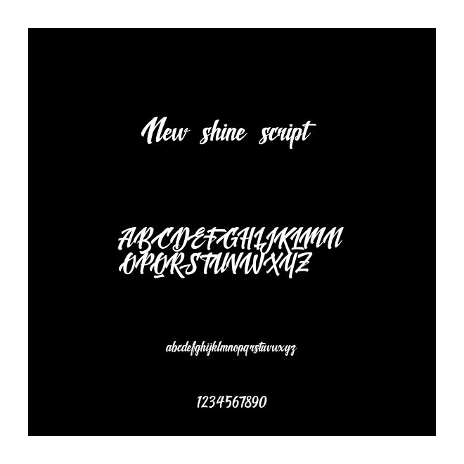 New shine script