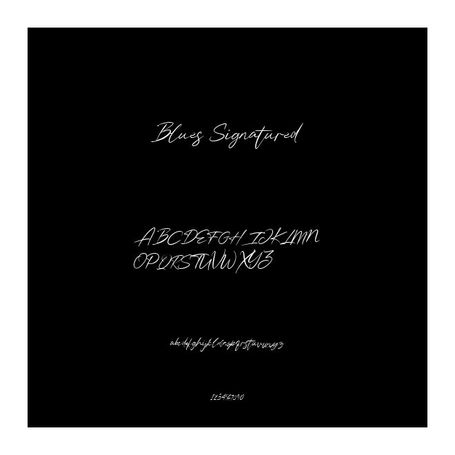 Blues Signatured