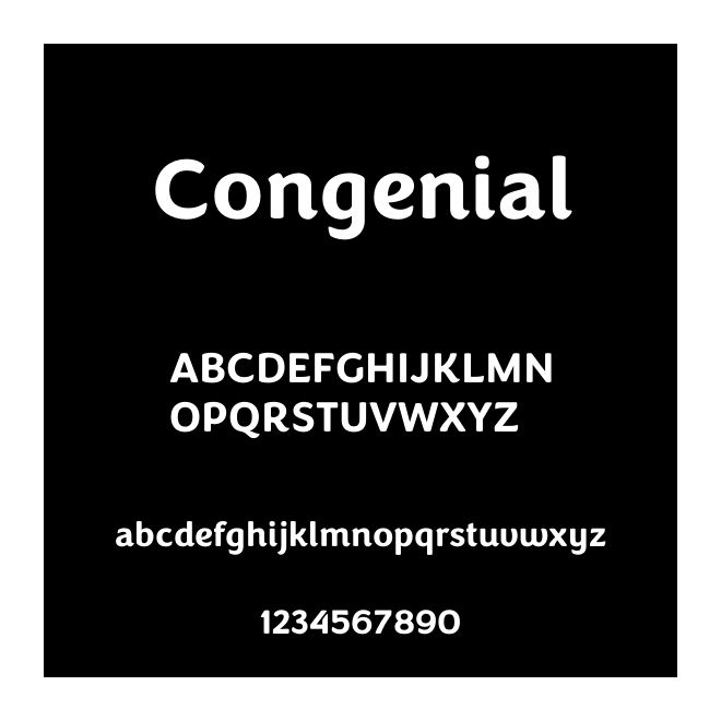 Congenial