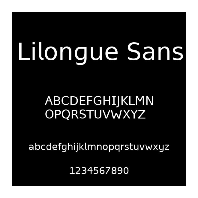 Lilongue Sans