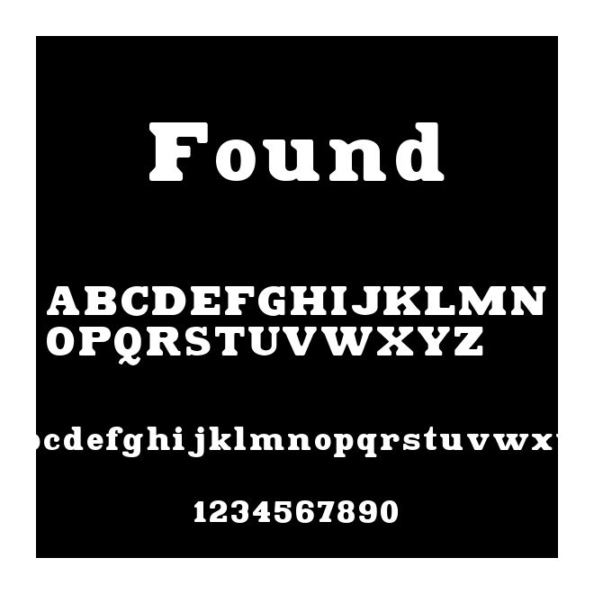 Found