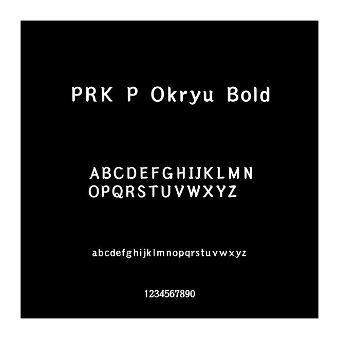 PRK P Okryu Bold