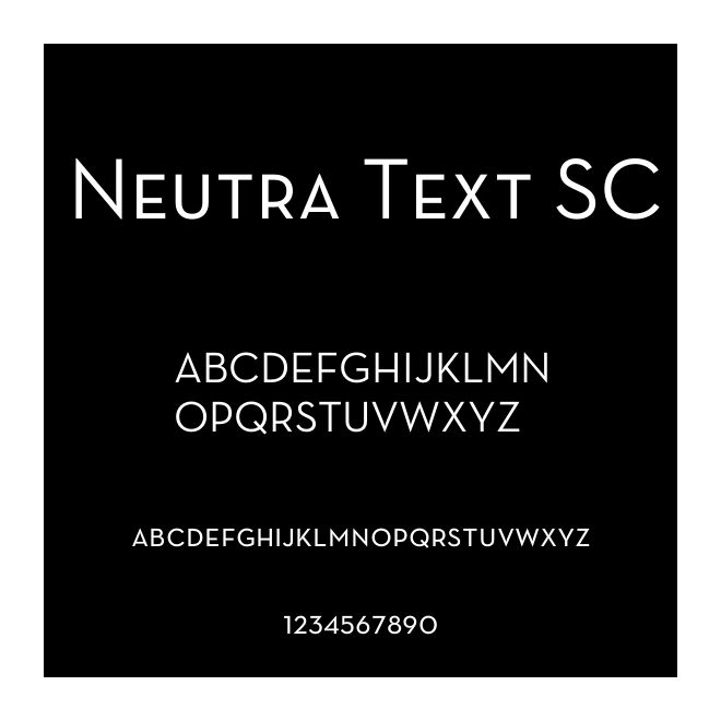 Neutra Text SC
