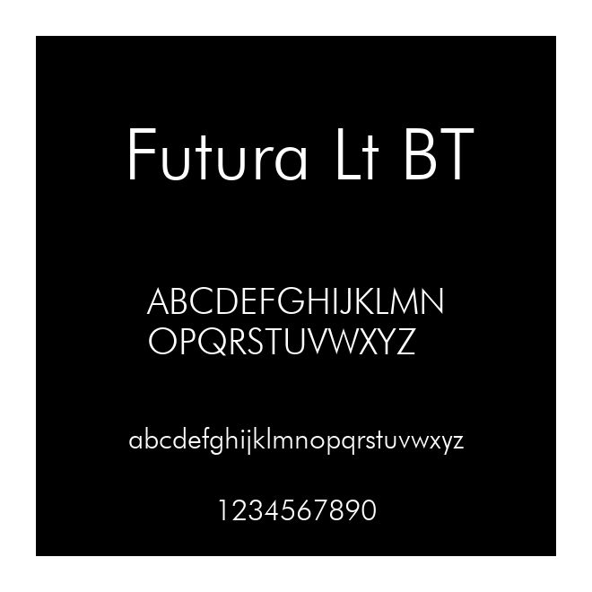Futura Lt BT