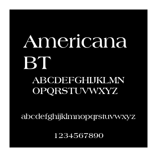 Americana BT