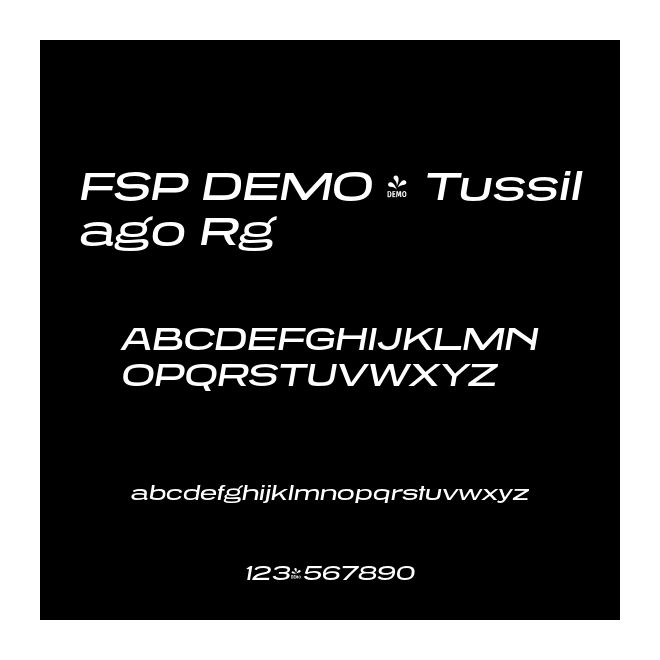 FSP DEMO - Tussilago Rg