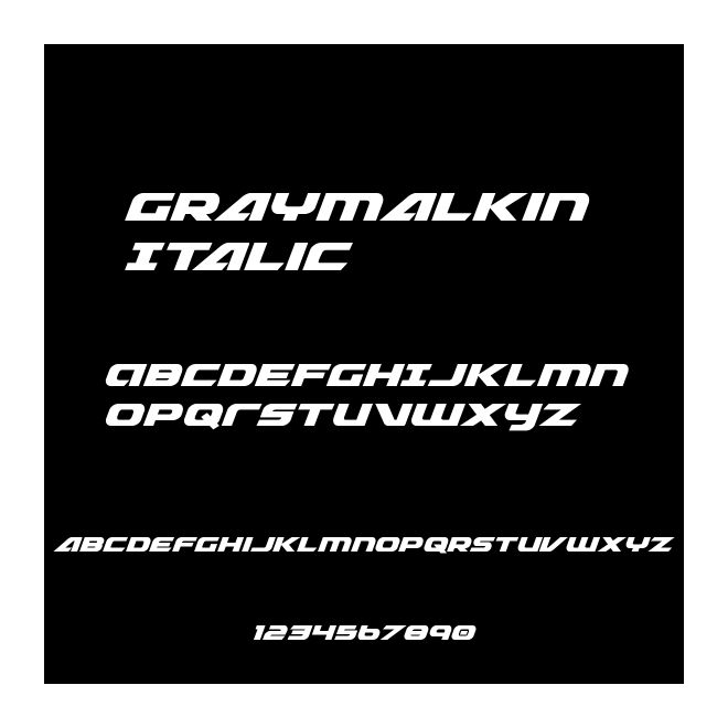 Graymalkin Italic