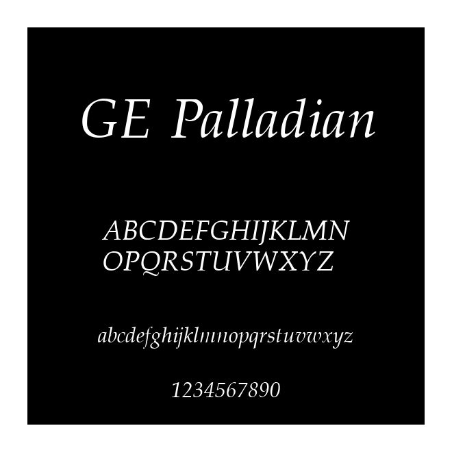 GE Palladian