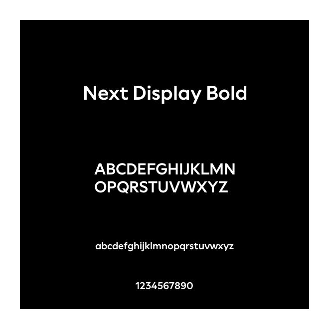 Next Display Bold
