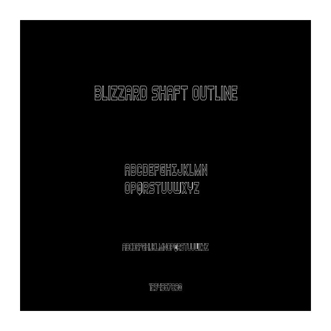 Blizzard Shaft Outline