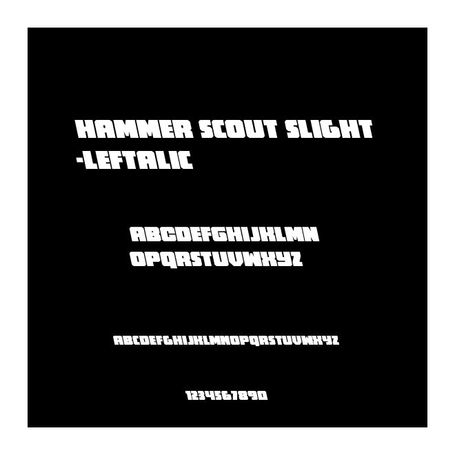 Hammer Scout Slight-Leftalic