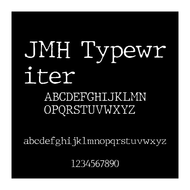 JMH Typewriter