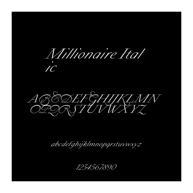 Millionaire Italic