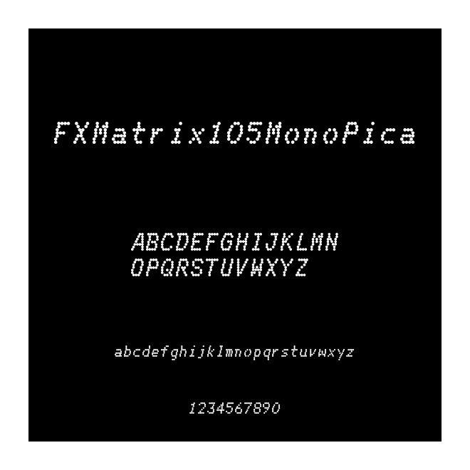 FXMatrix105MonoPica