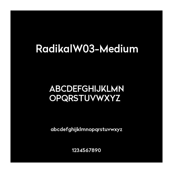 RadikalW03-Medium