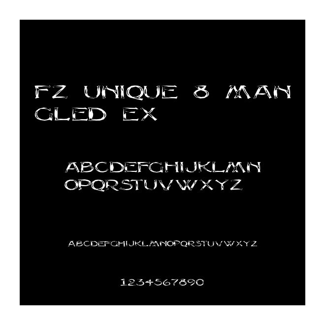 FZ UNIQUE 8 MANGLED EX