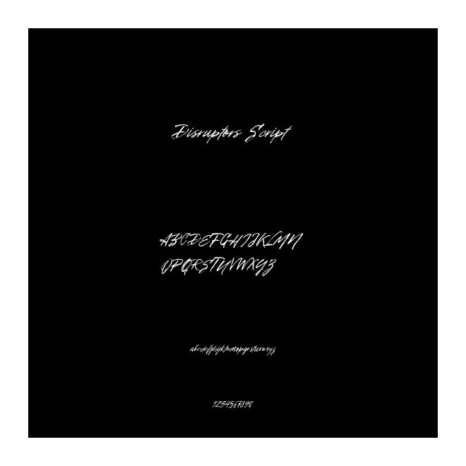 Disruptors Script
