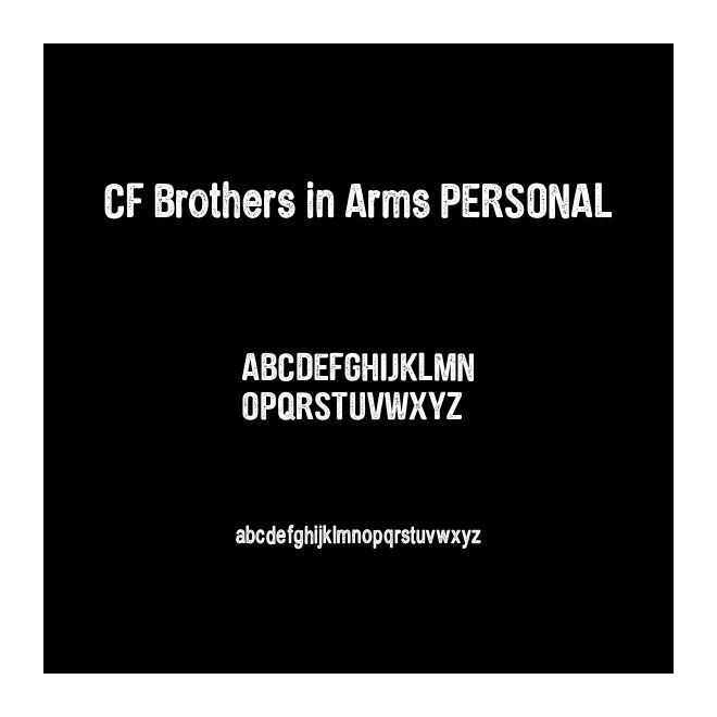 CF Brothers in Arms PERSONAL