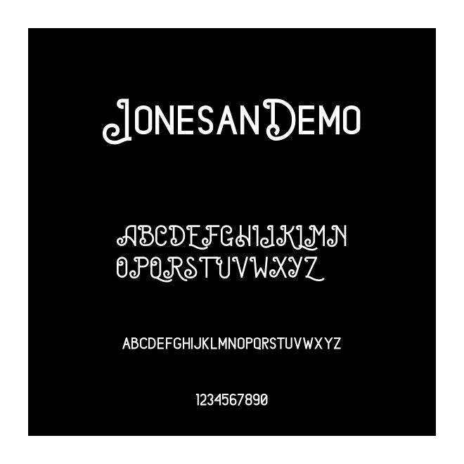 JonesanDemo