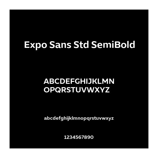 Expo Sans Std SemiBold