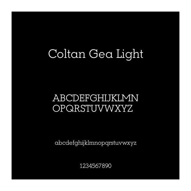 Coltan Gea Light