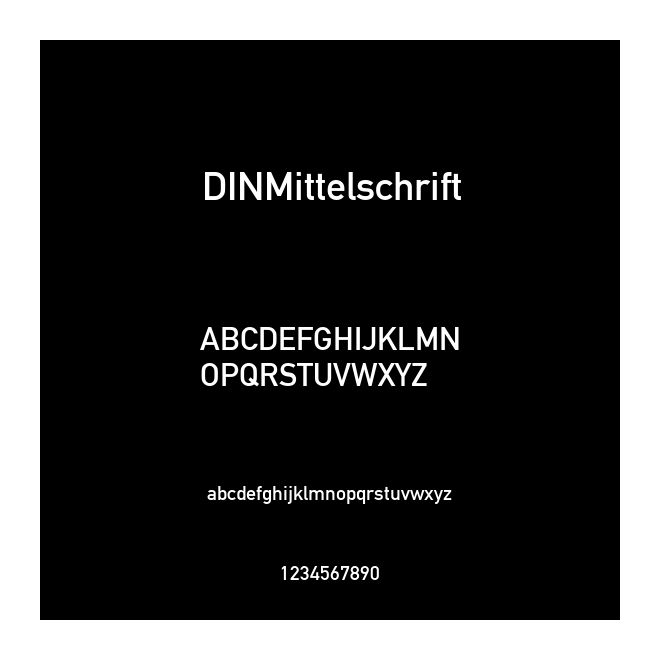 DINMittelschrift