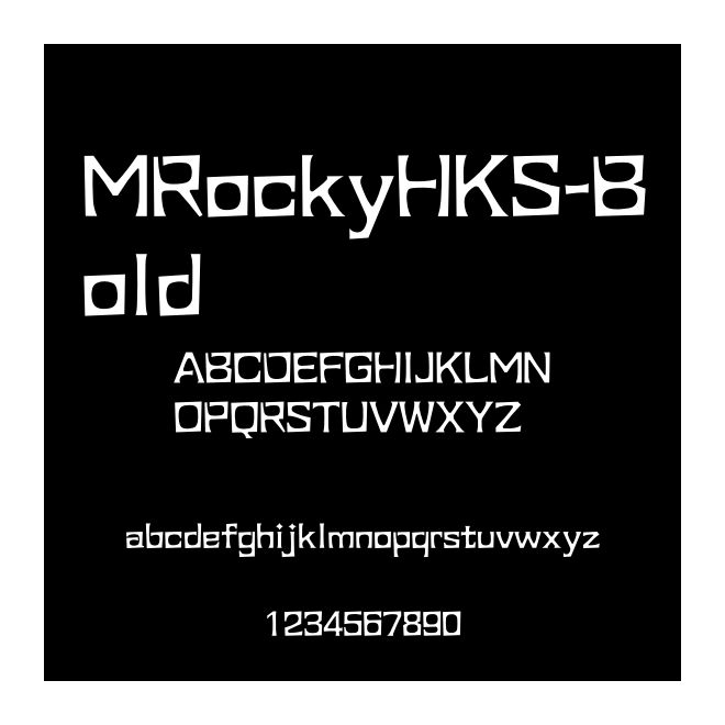 MRockyHKS-Bold