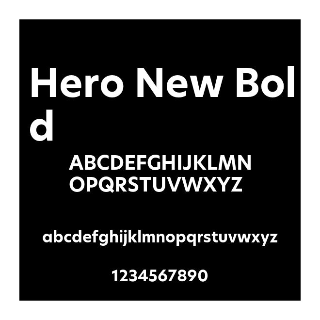 Hero New Bold