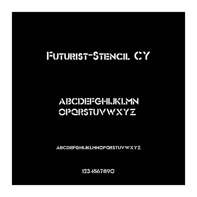 Futurist-Stencil CY