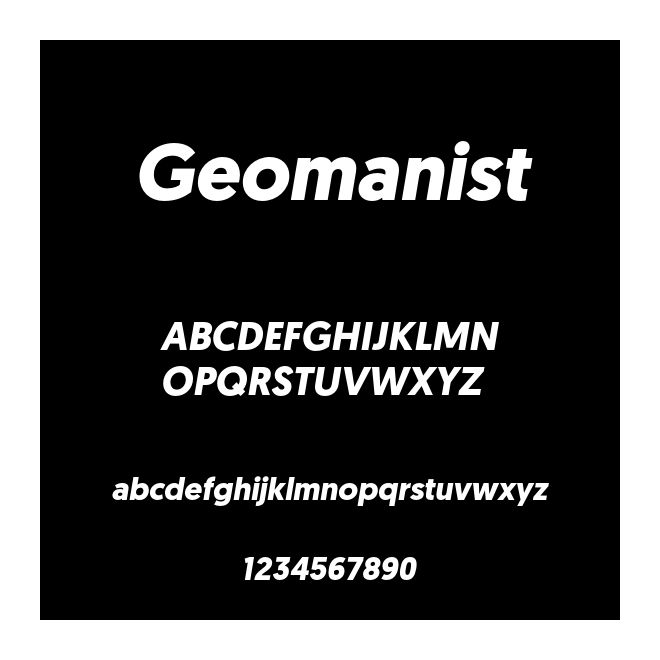 Geomanist