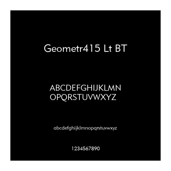 Geometr415 Lt BT