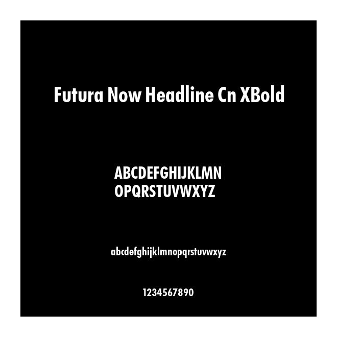 Futura Now Headline Cn XBold