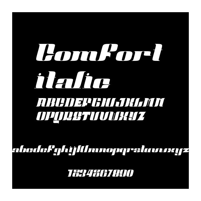Comfort italic