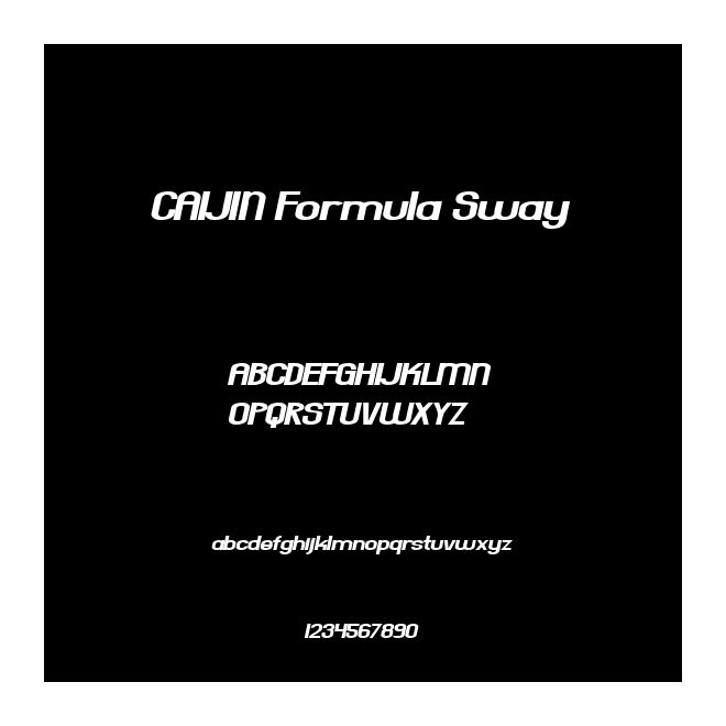 CAIJIN Formula Sway