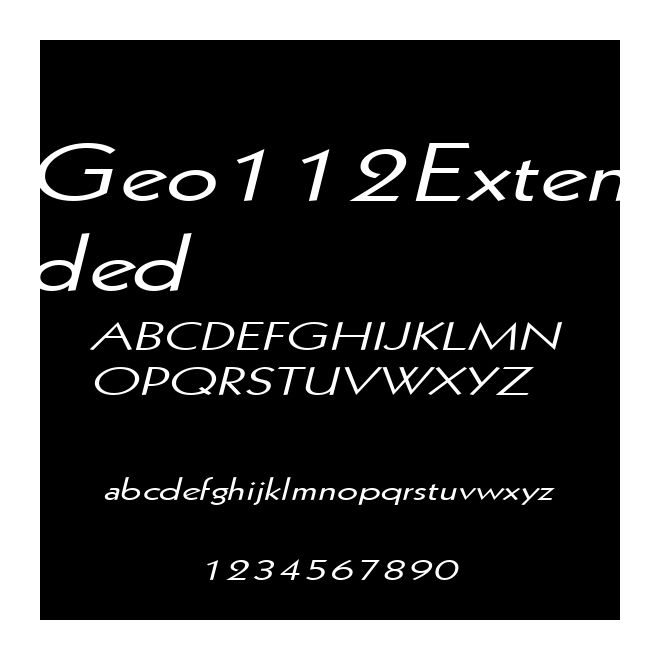 Geo112Extended