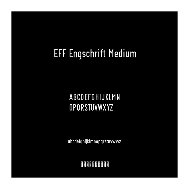 EFF Engschrift Medium