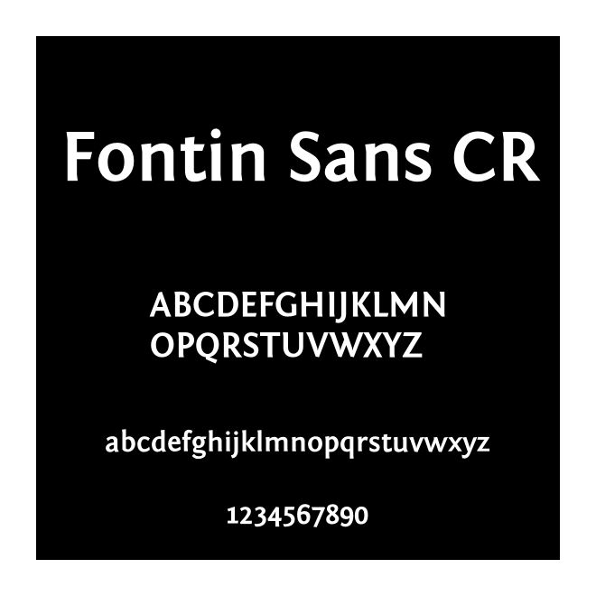 Fontin Sans CR
