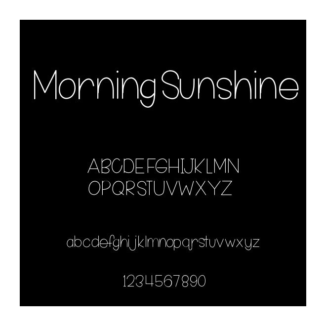 MorningSunshine