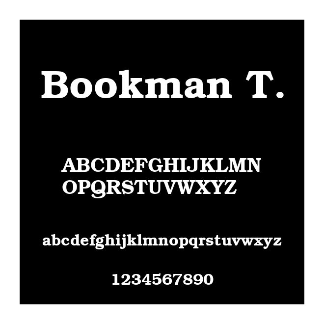 Bookman T.