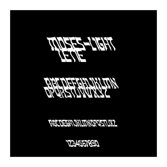 Moses-Light Leftie
