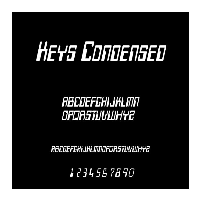 Keys Condensed