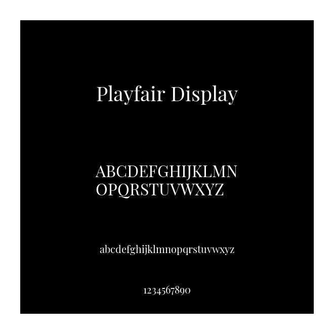 Playfair Display