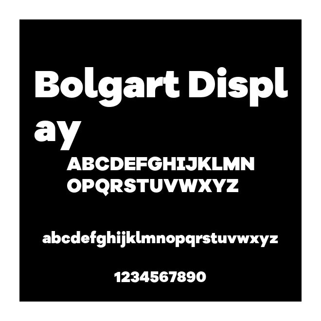 Bolgart Display
