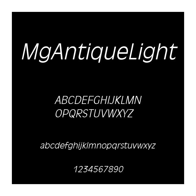 MgAntiqueLight