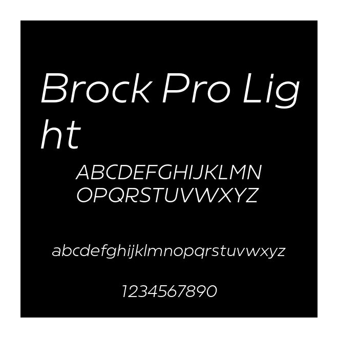 Brock Pro Light
